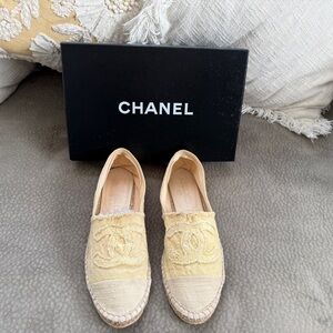 Authentic Chanel Espadrilles  (fits like sz 8)